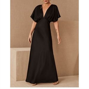 BHLDN Leila Satin Charmeuse Dress